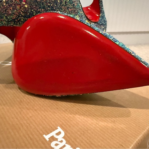 Christian Louboutin So Kate 120 Glitter Dragonfly Pumps - Multicolor - Picture 7 of 9
